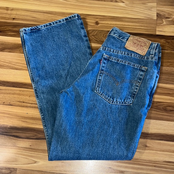 Levi's Denim - VINTAGE Levis 517 boot cut size JR 13 Slim